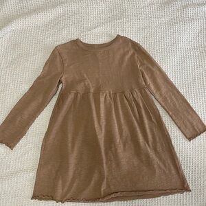 Little Co little girls Brown Long Sleeve Dress size 6